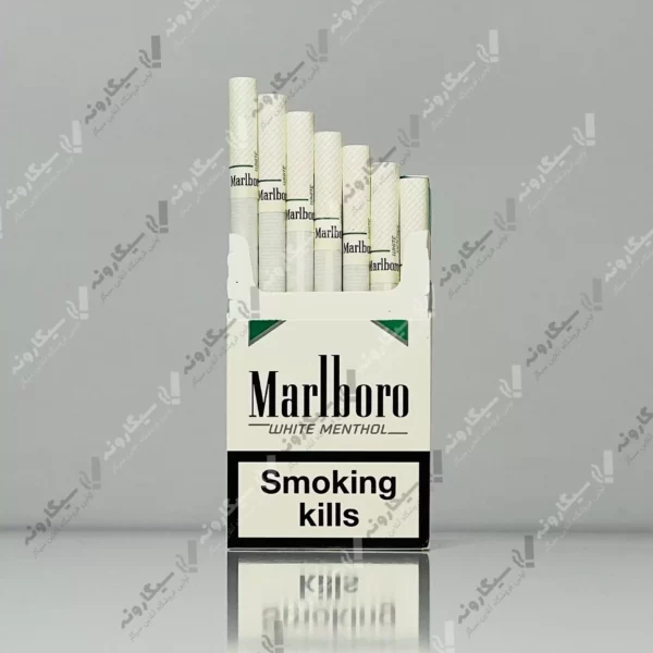 خرید سیگار مارلبرو وایت منتول - marlboro white menthol cigarette