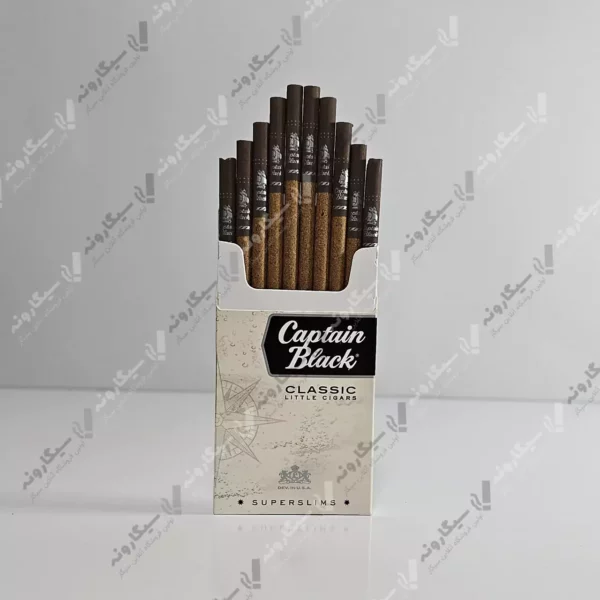 خرید سیگار کاپیتان بلک باریک کلاسیک - captain black classic slim cigarette