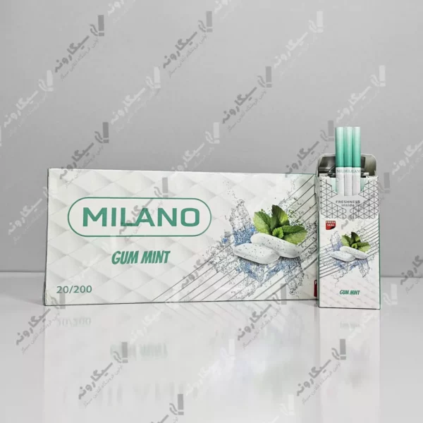خرید سیگار میلانو آدامس نعنا - milano gum mint cigarette