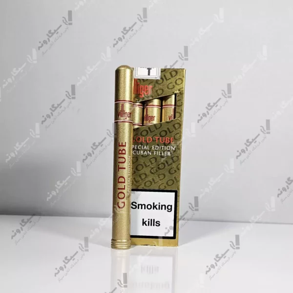 خرید سیگار برگ ویلجر گلد - villiger gold tube cigar